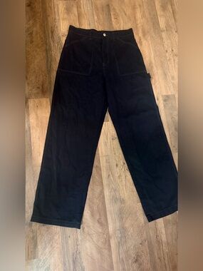 H&M  Black Wide-Leg Pants